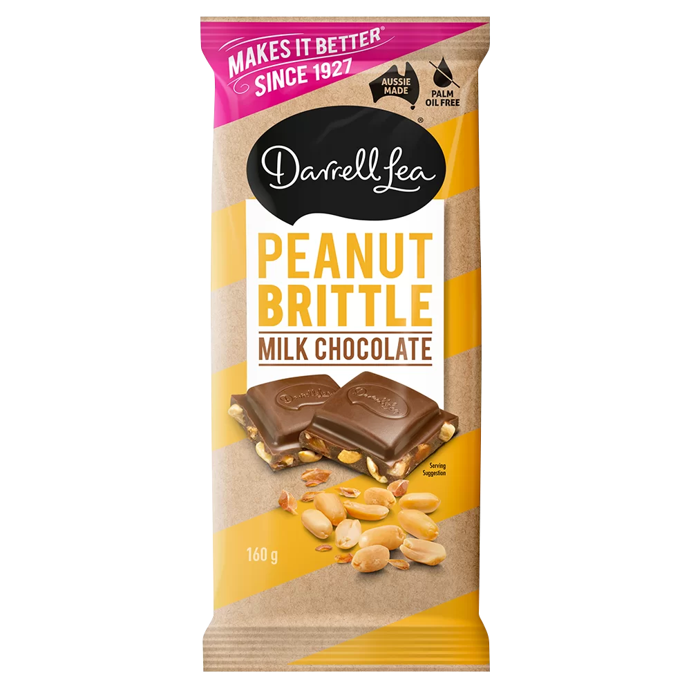Darrell Lea Peanut Brittle 160g 10% off