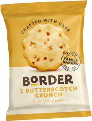 Border Butterscotch Crunch 2 cookies pack