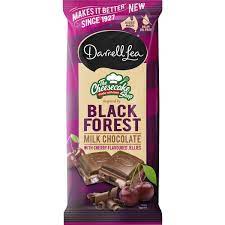Darrell Lea Black Forest Milk Chocolate 160g